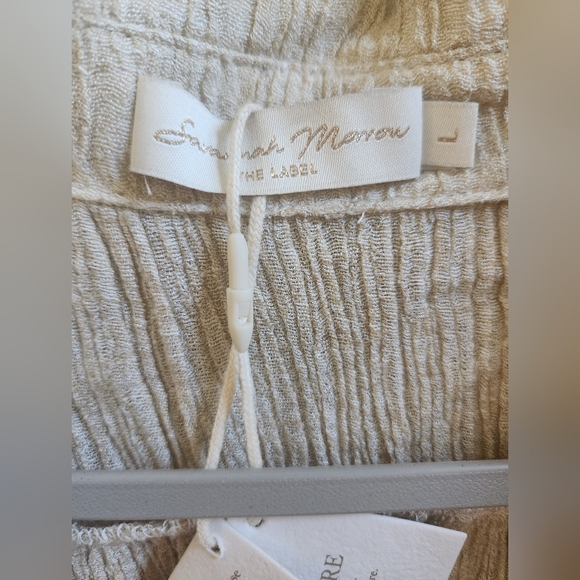 Savannah Morrow CLAUDIA BLOUSE OATMEAL - Picture 7 of 11